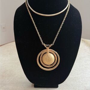 Elegant Gold Pendant Necklace perfect for a stack